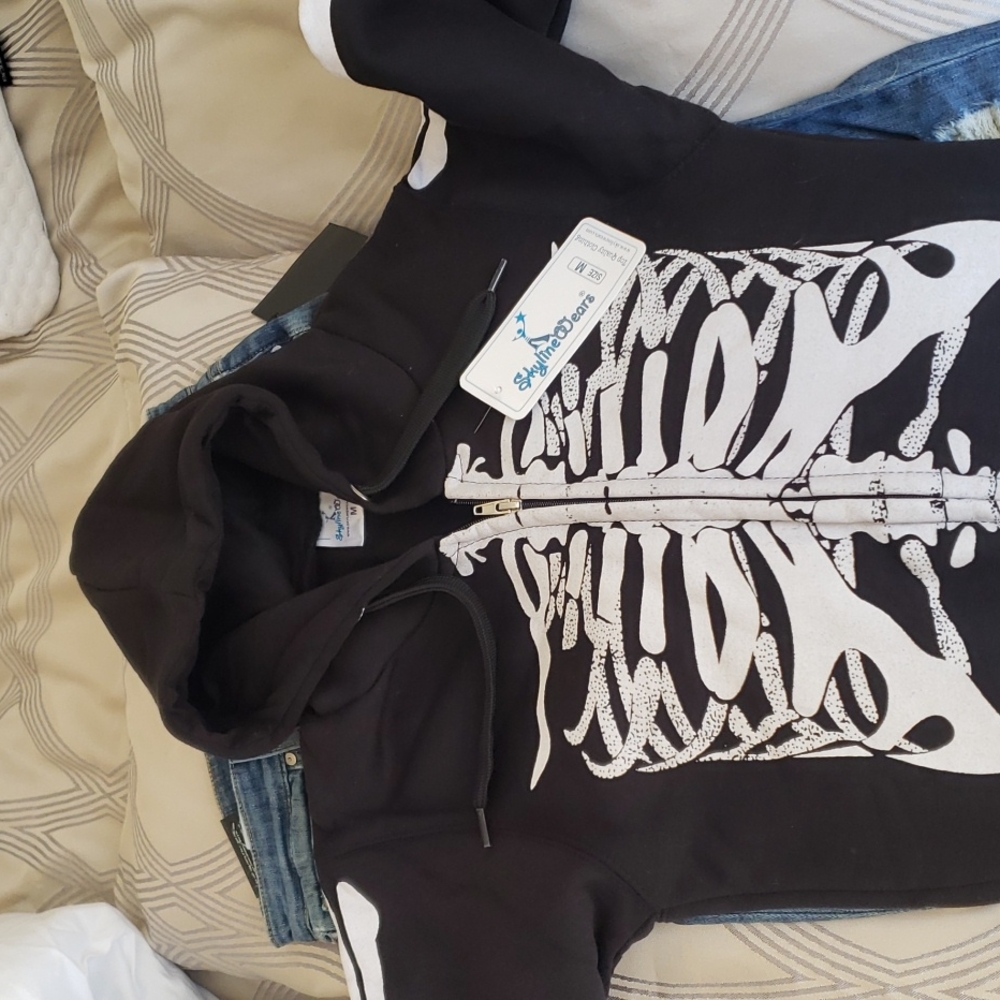 Skeleton Zip up Hoodie